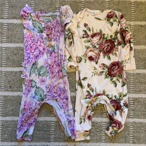 Floral Romper Bundle for Baby Girls